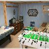 Game room - below house - XBox, Foosball, games, legos, and more.